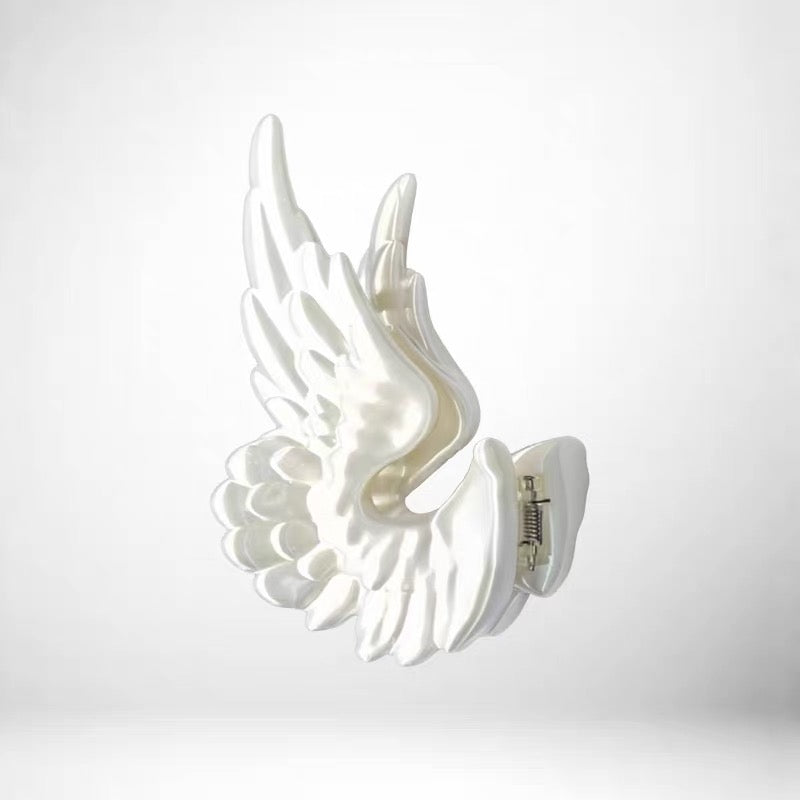 angel wings hair claw