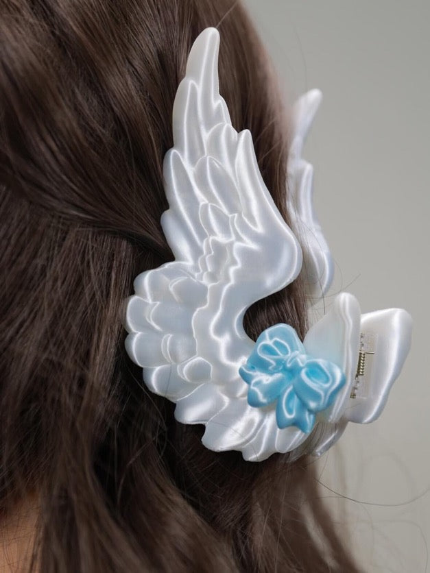 angel wings hair claw