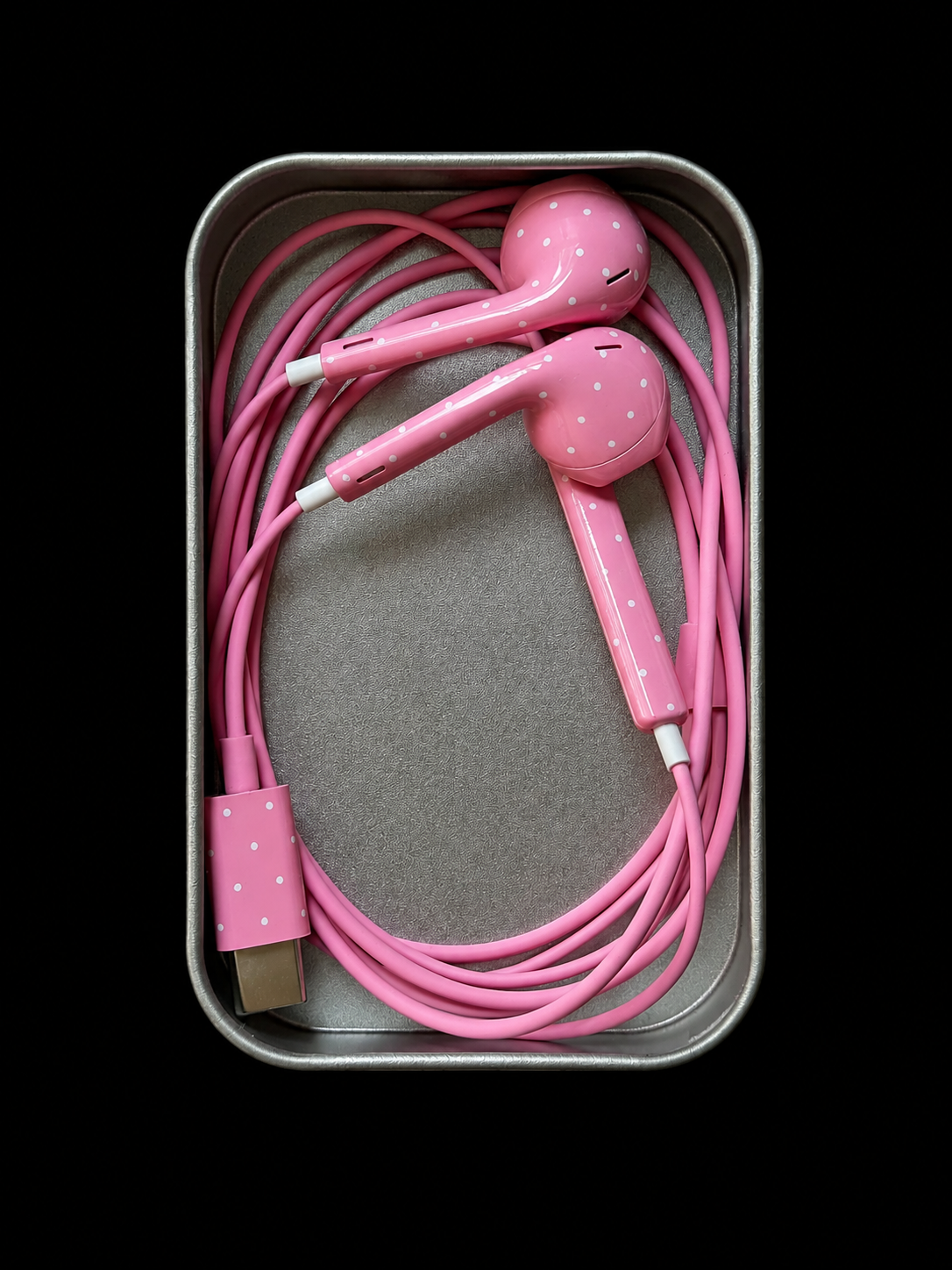 starry wired earphones