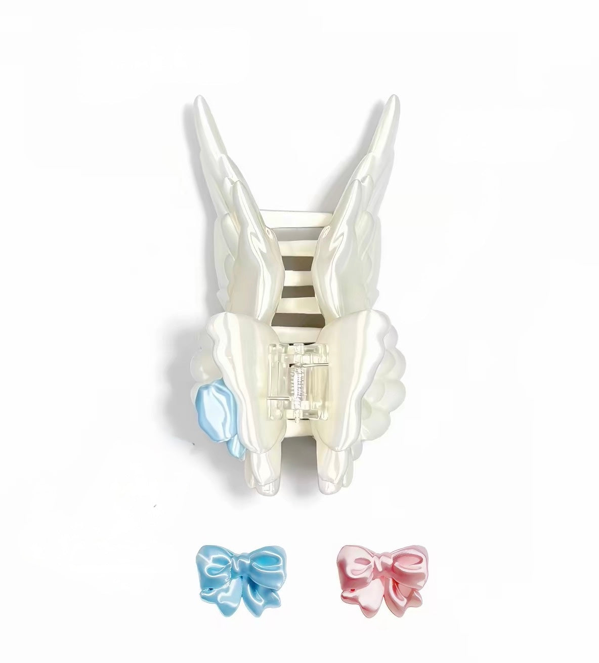 angel wings hair claw