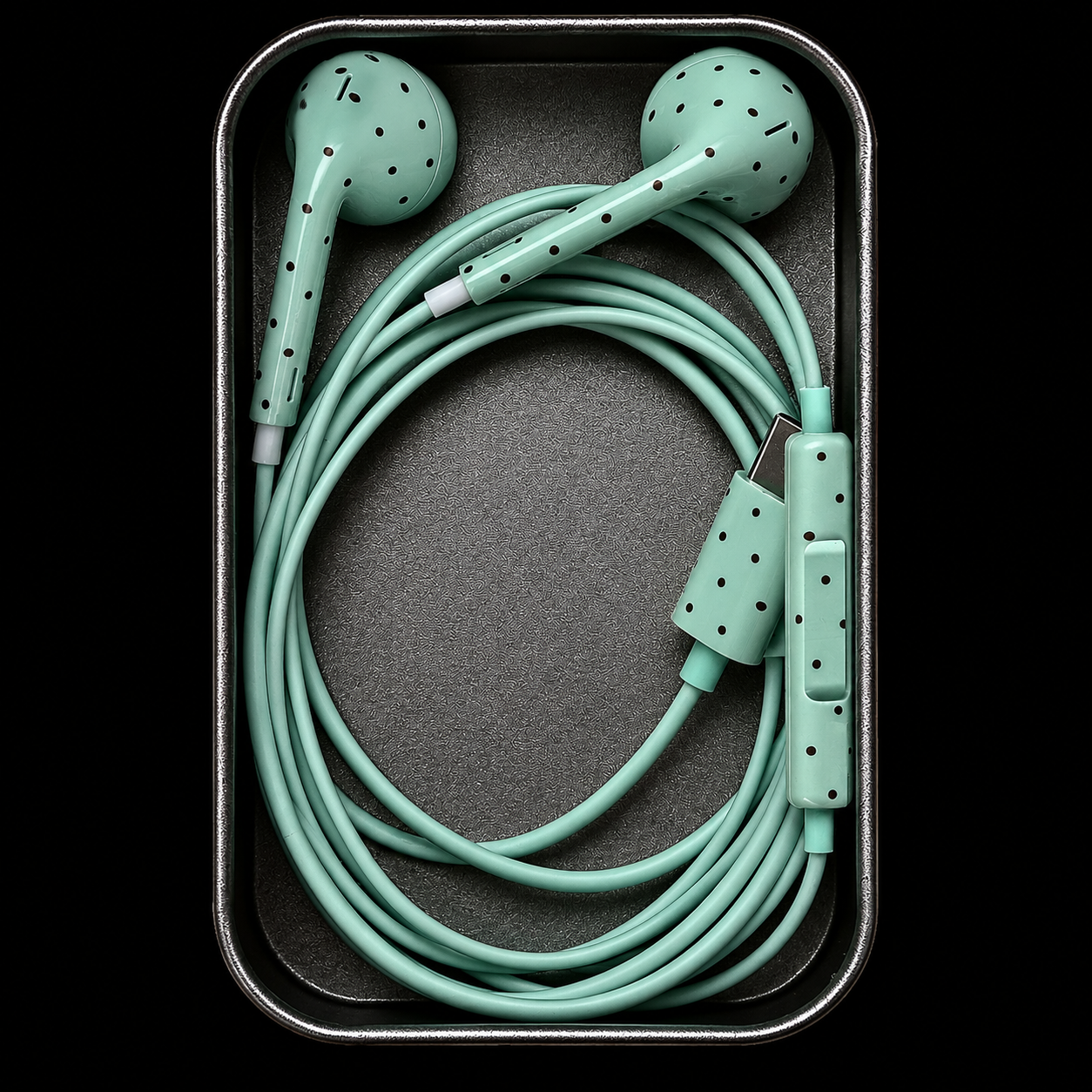starry wired earphones