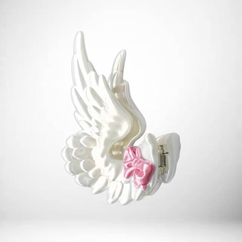 angel wings hair claw