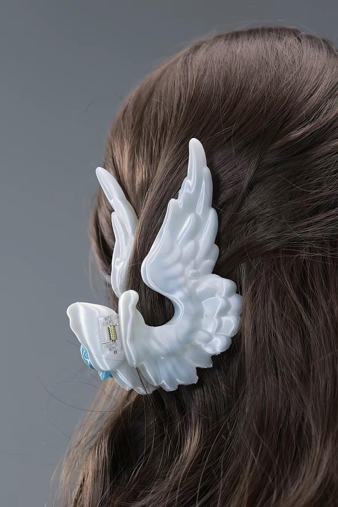 angel wings hair claw