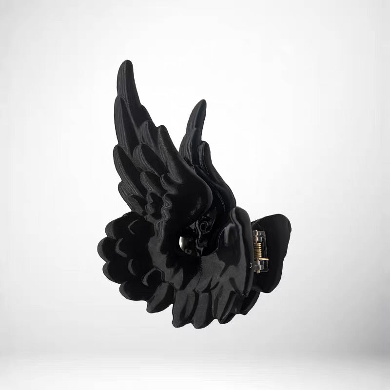 angel wings hair claw