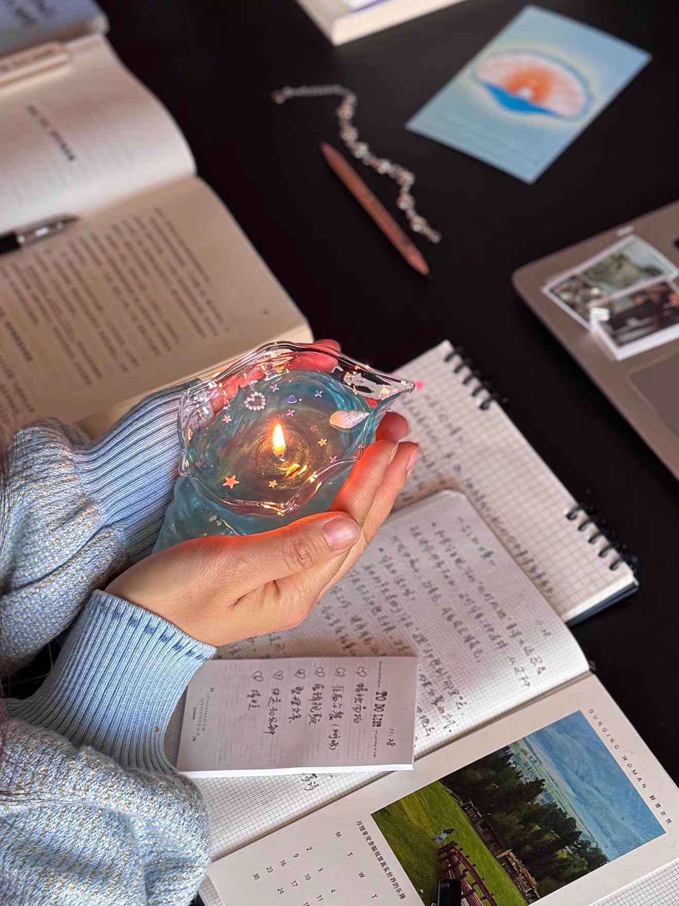 seashell candle ๐ฏ๏ธ