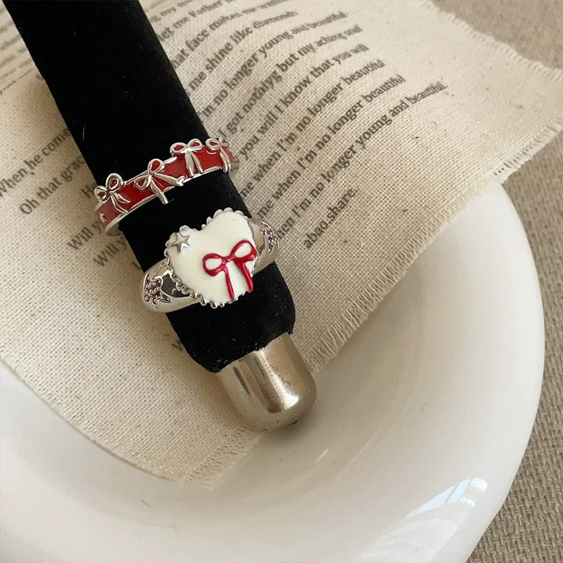loving ribbon rings