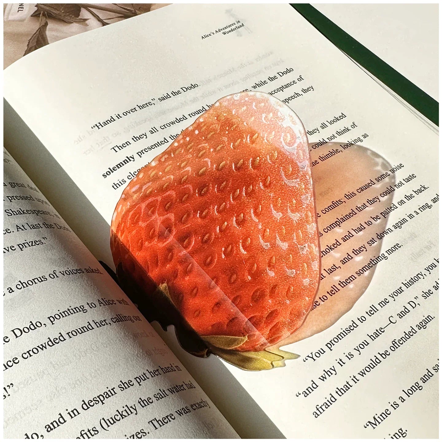 fruit acrylic bookmarks