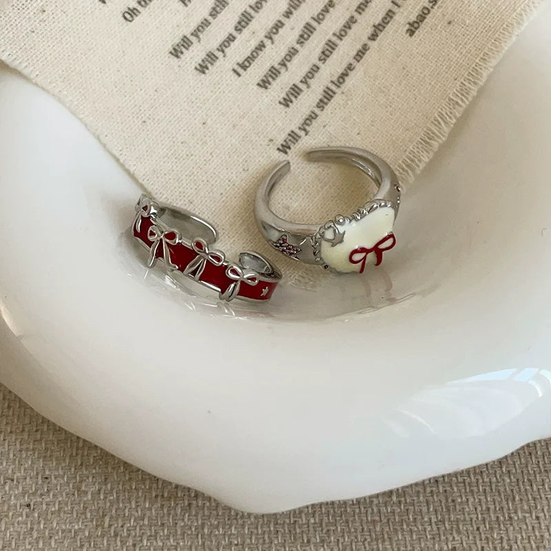 loving ribbon rings
