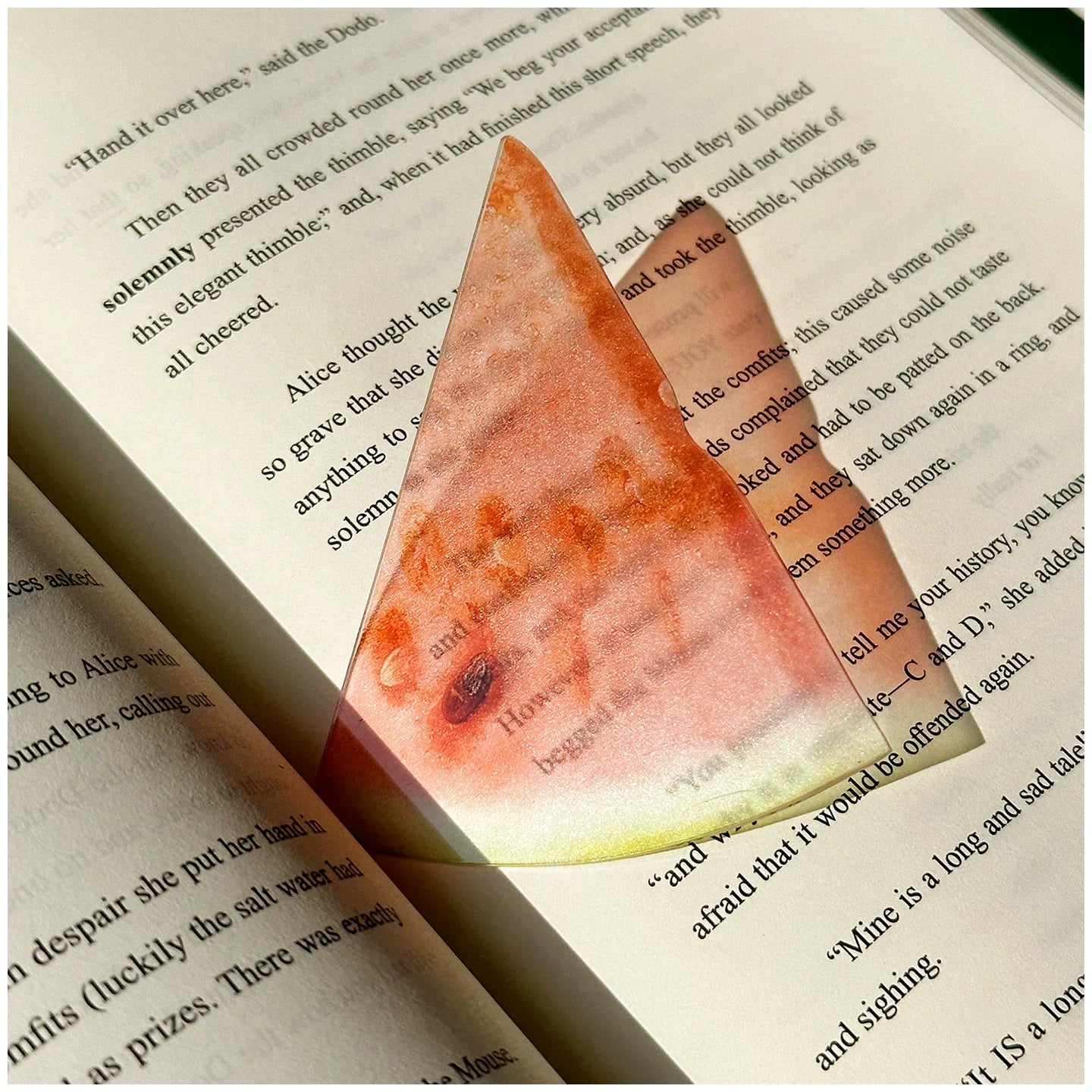 fruit acrylic bookmarks
