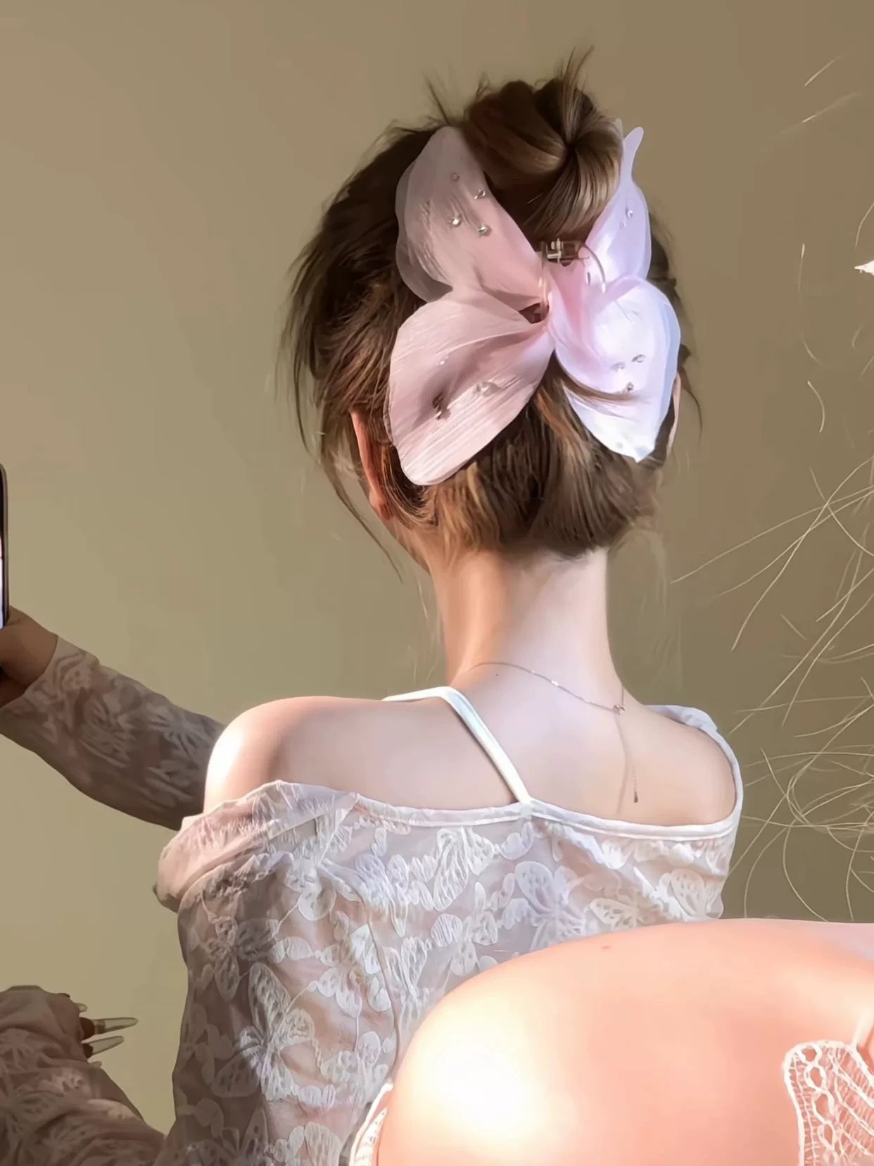 butterfly hair claw clip