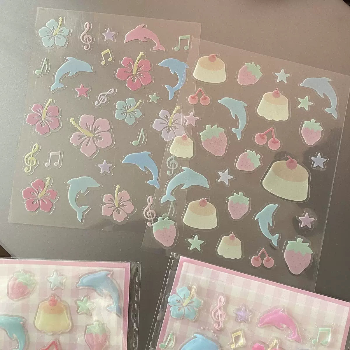 dolphin jelly stickers ๐ฌ๐ฎ๐บโจ