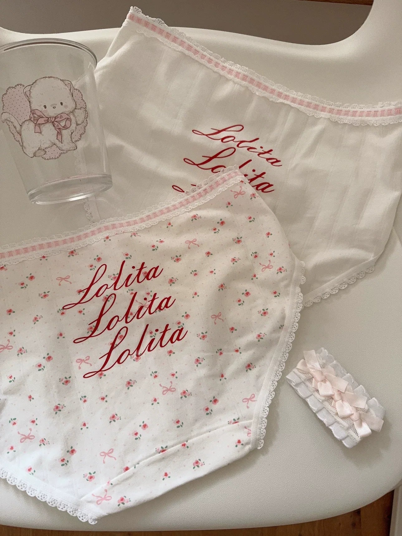 lolita floral brief panty