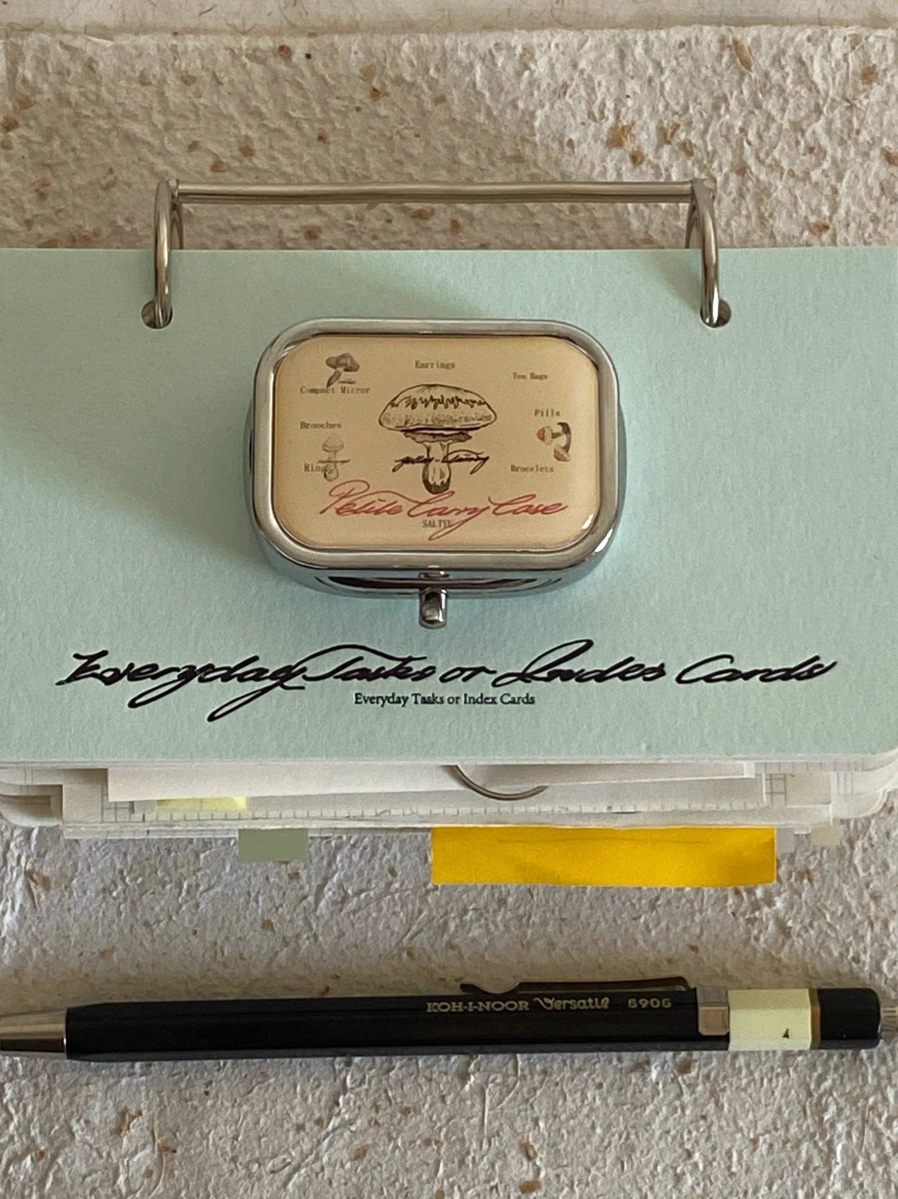 vintage trinket tin box