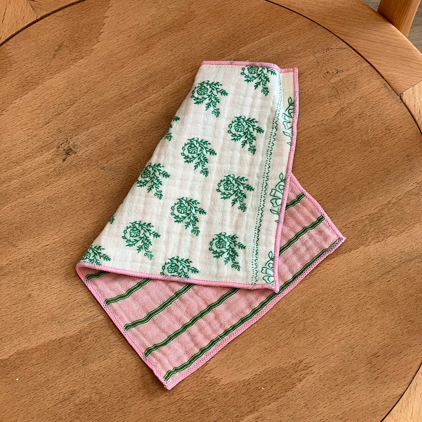 floral plaid place mat