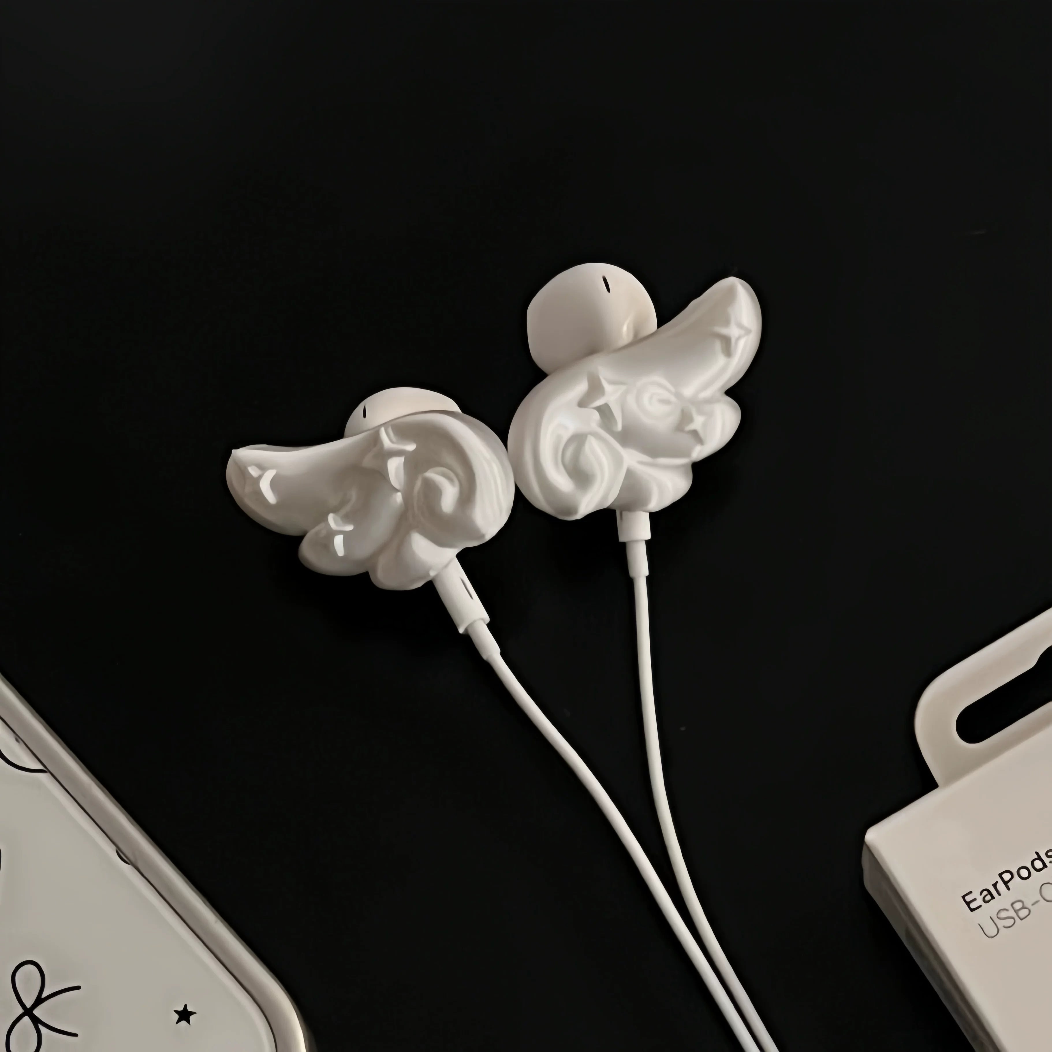 starry wing earphone charms 🪽