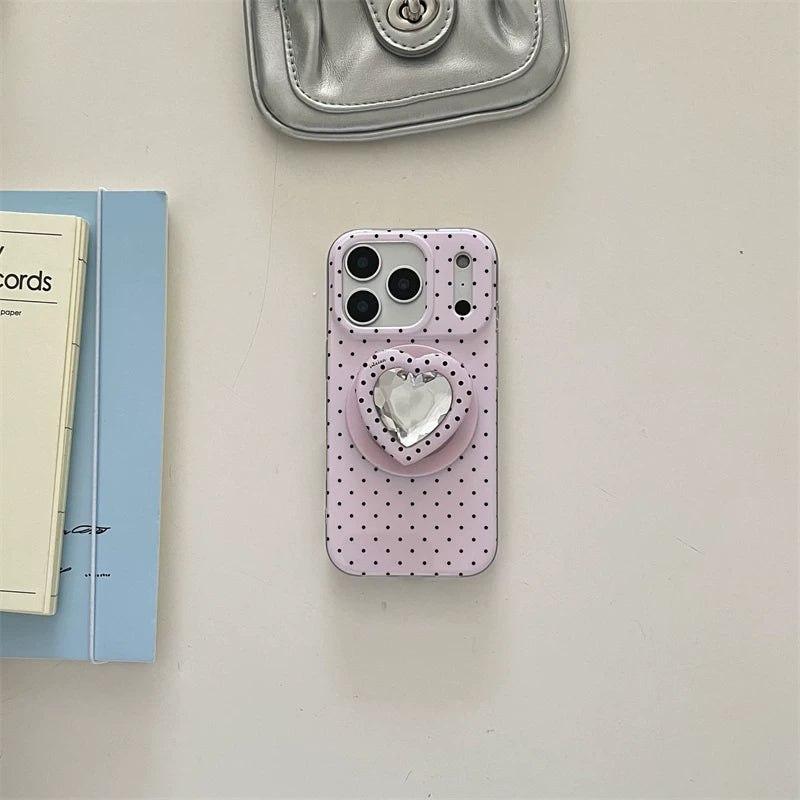 Polka heart case