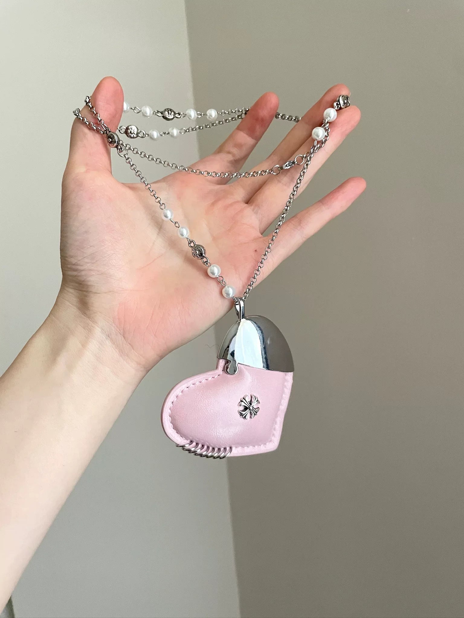 Leather Heart Necklace