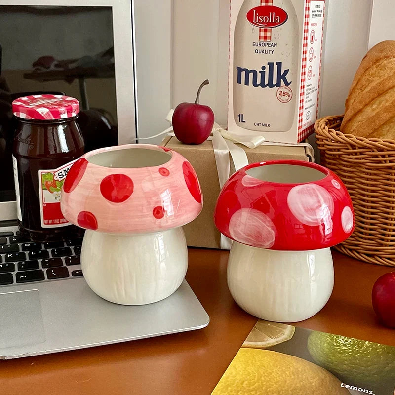 mushroom ceramic vase π