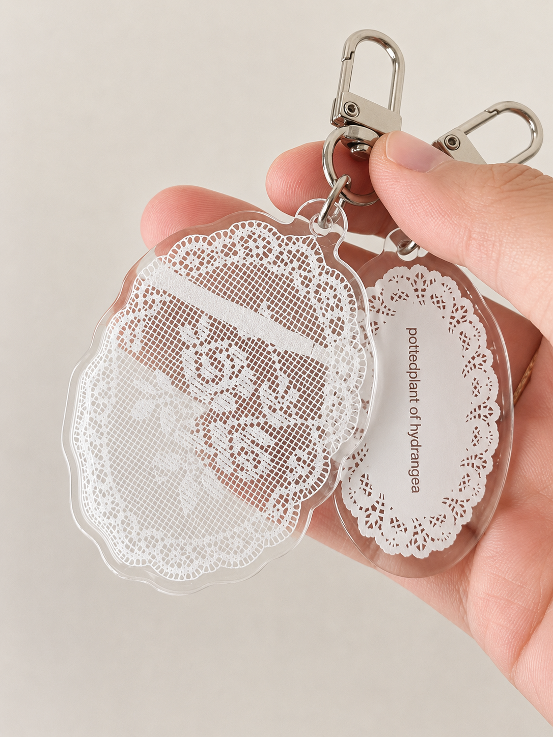 Sunday lace charm