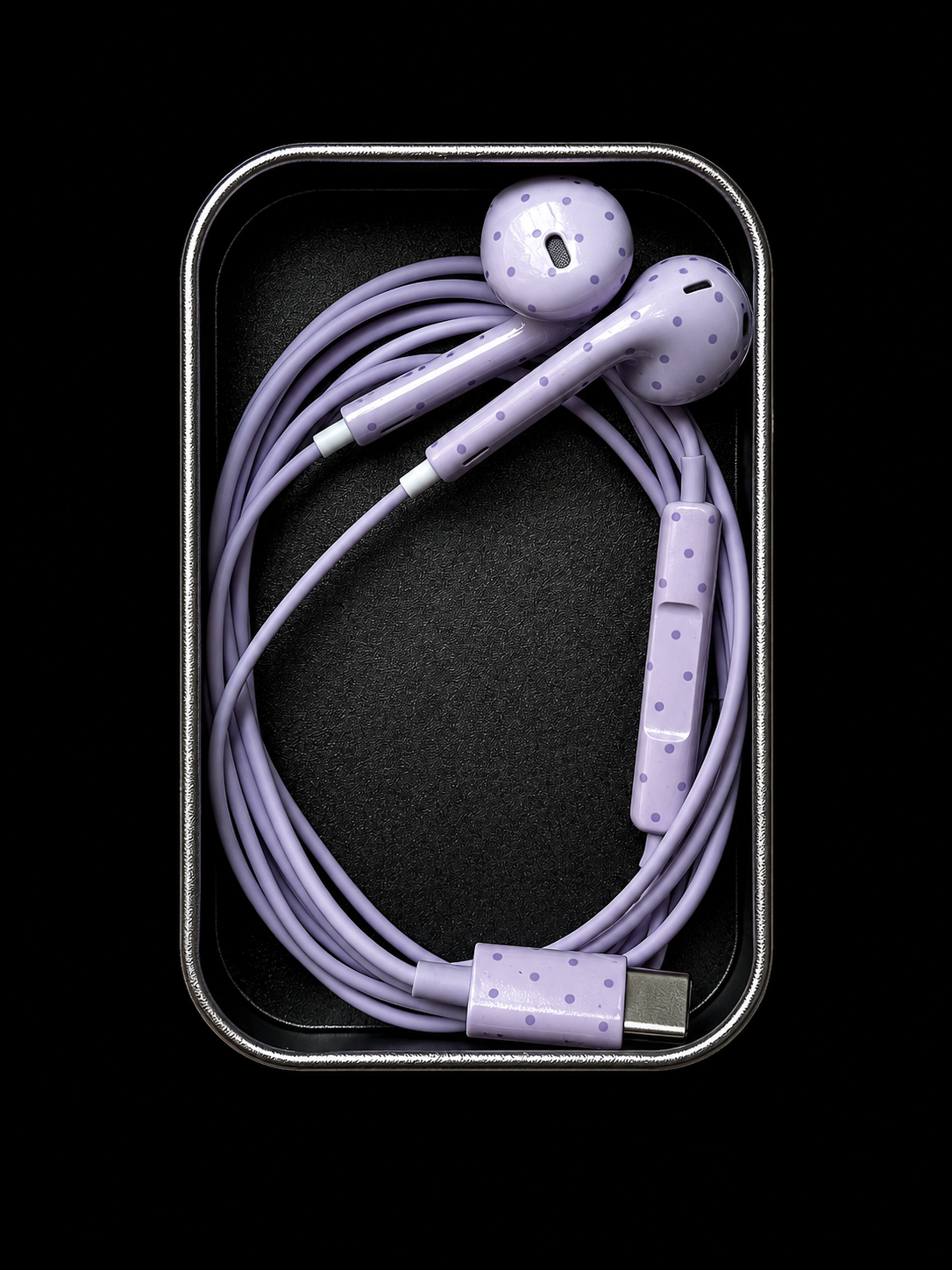 starry wired earphones