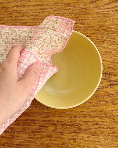 floral plaid place mat