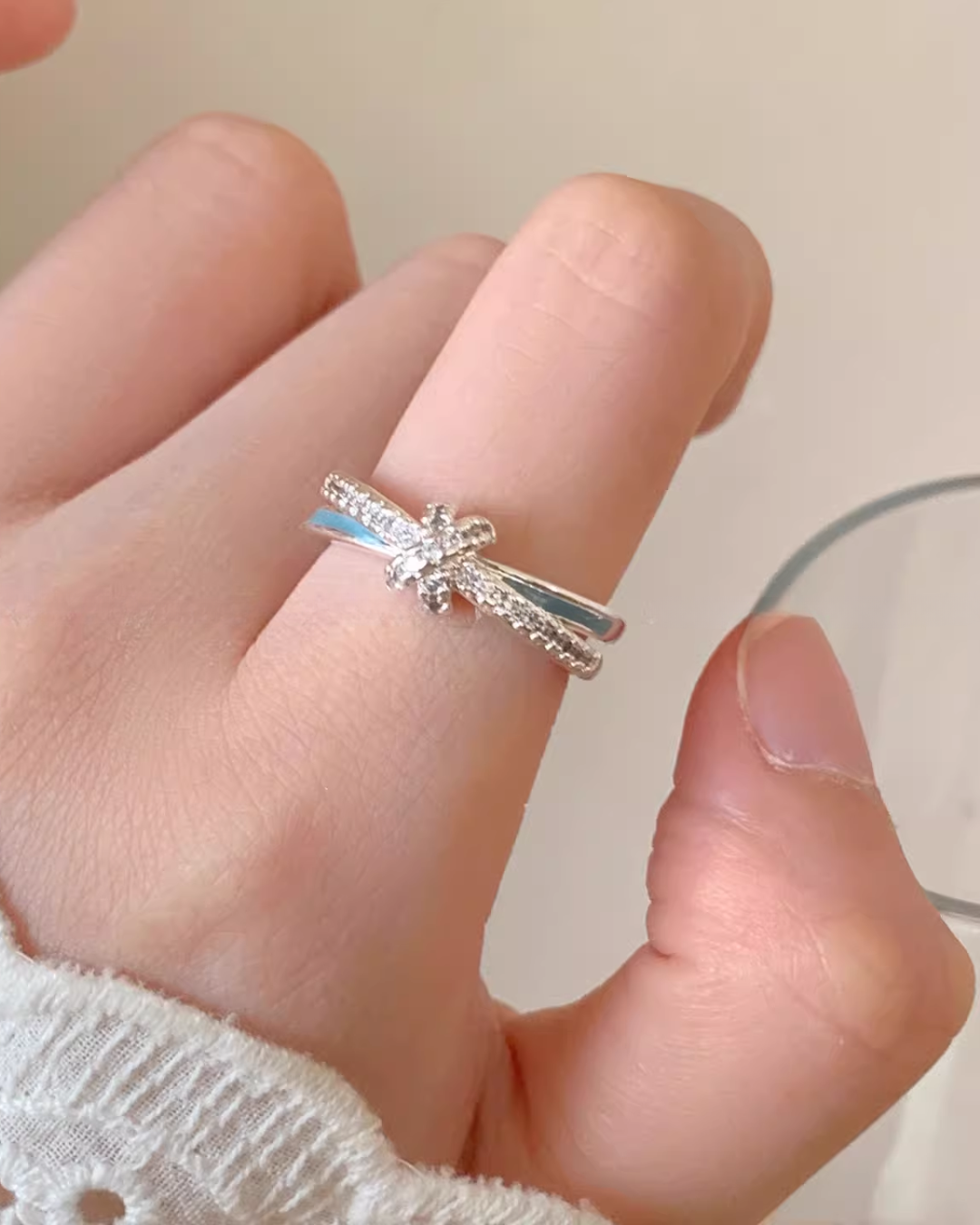 blue lace ring