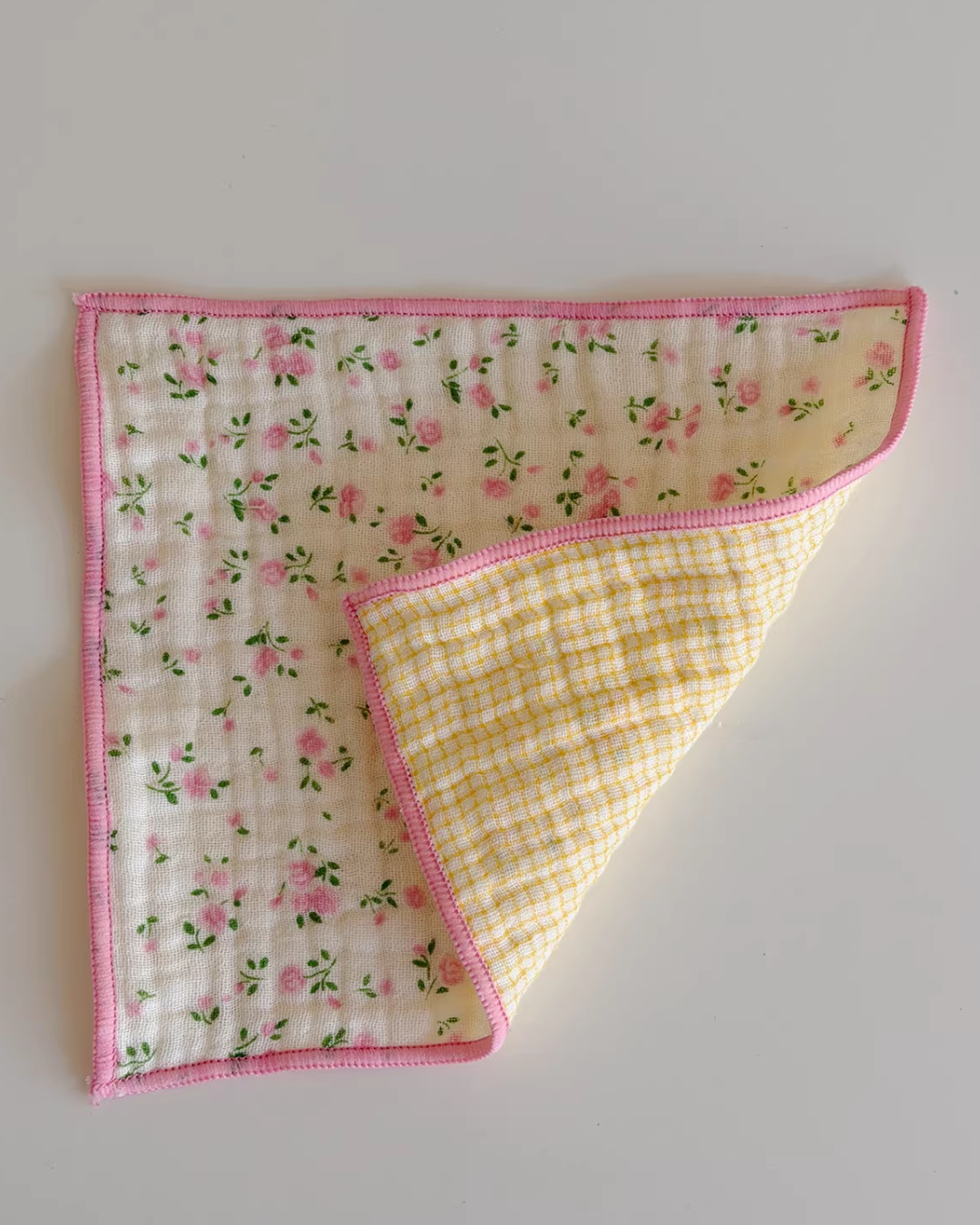 floral plaid place mat