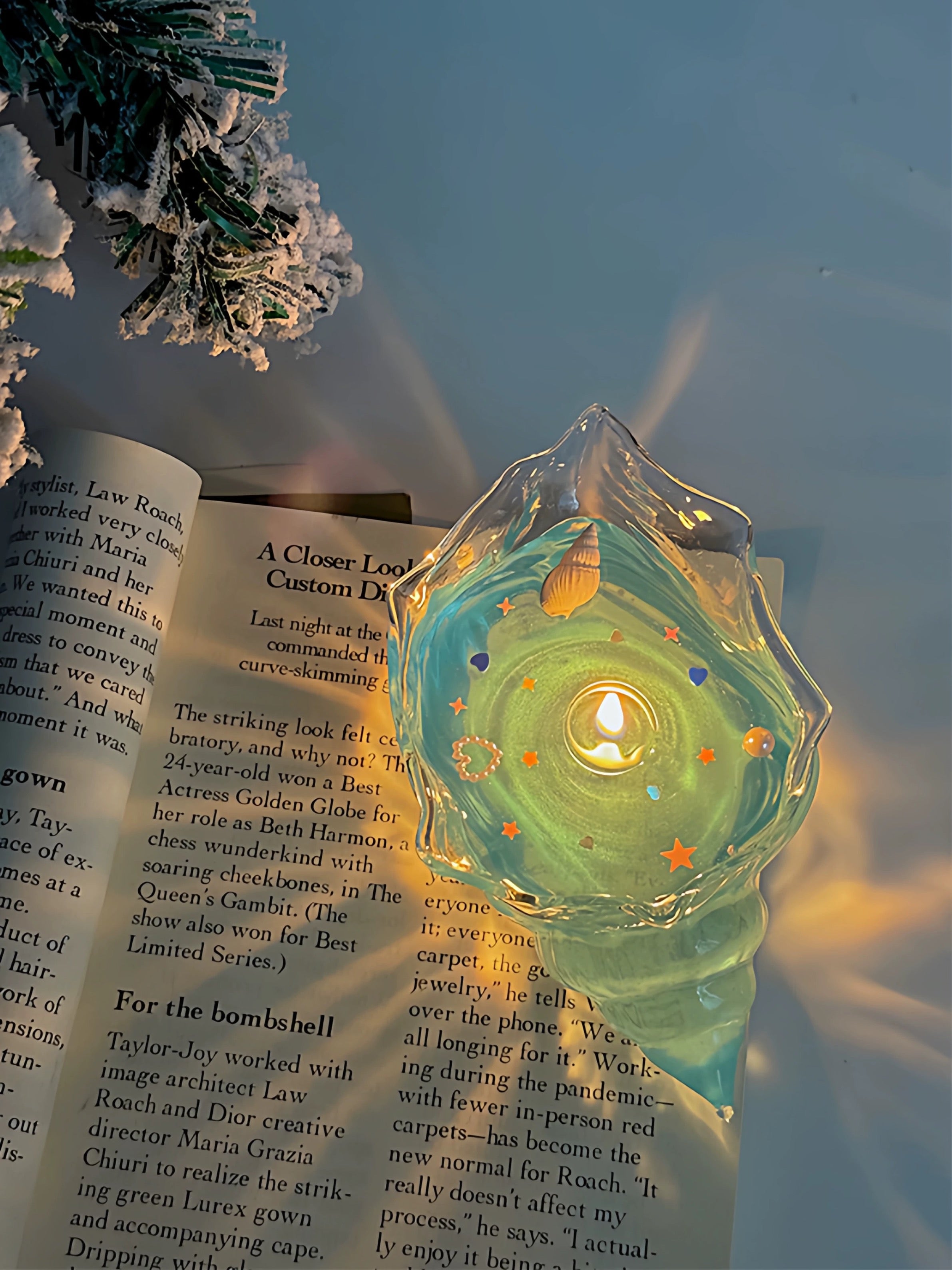 seashell candle 🕯️