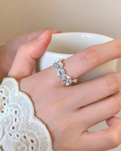blue lace ring
