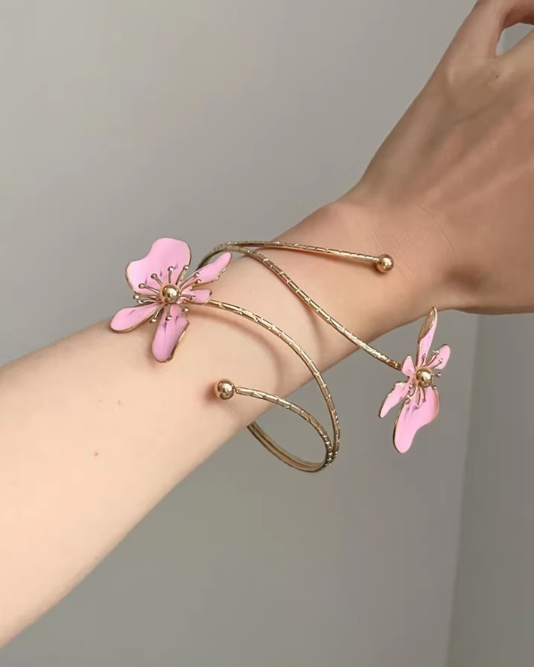 cherry blossom arm cuff