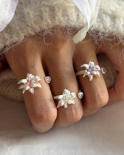 lily flower ring