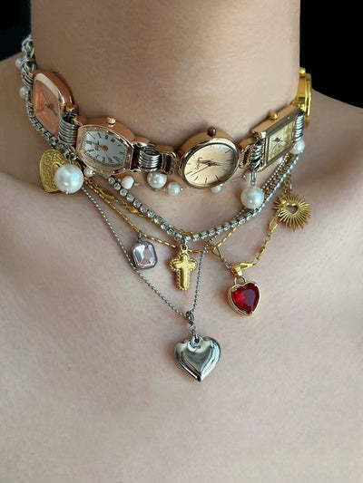 analog watch chocker