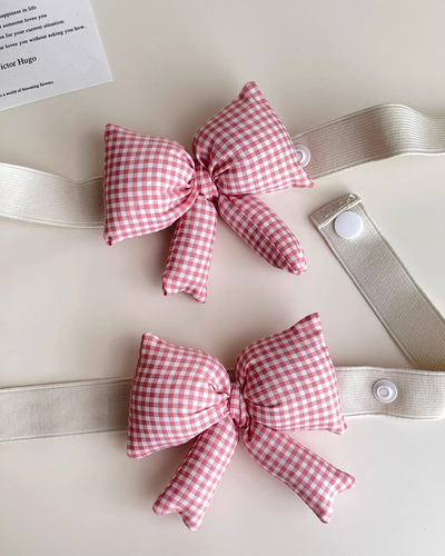 bow curtain tiebacks
