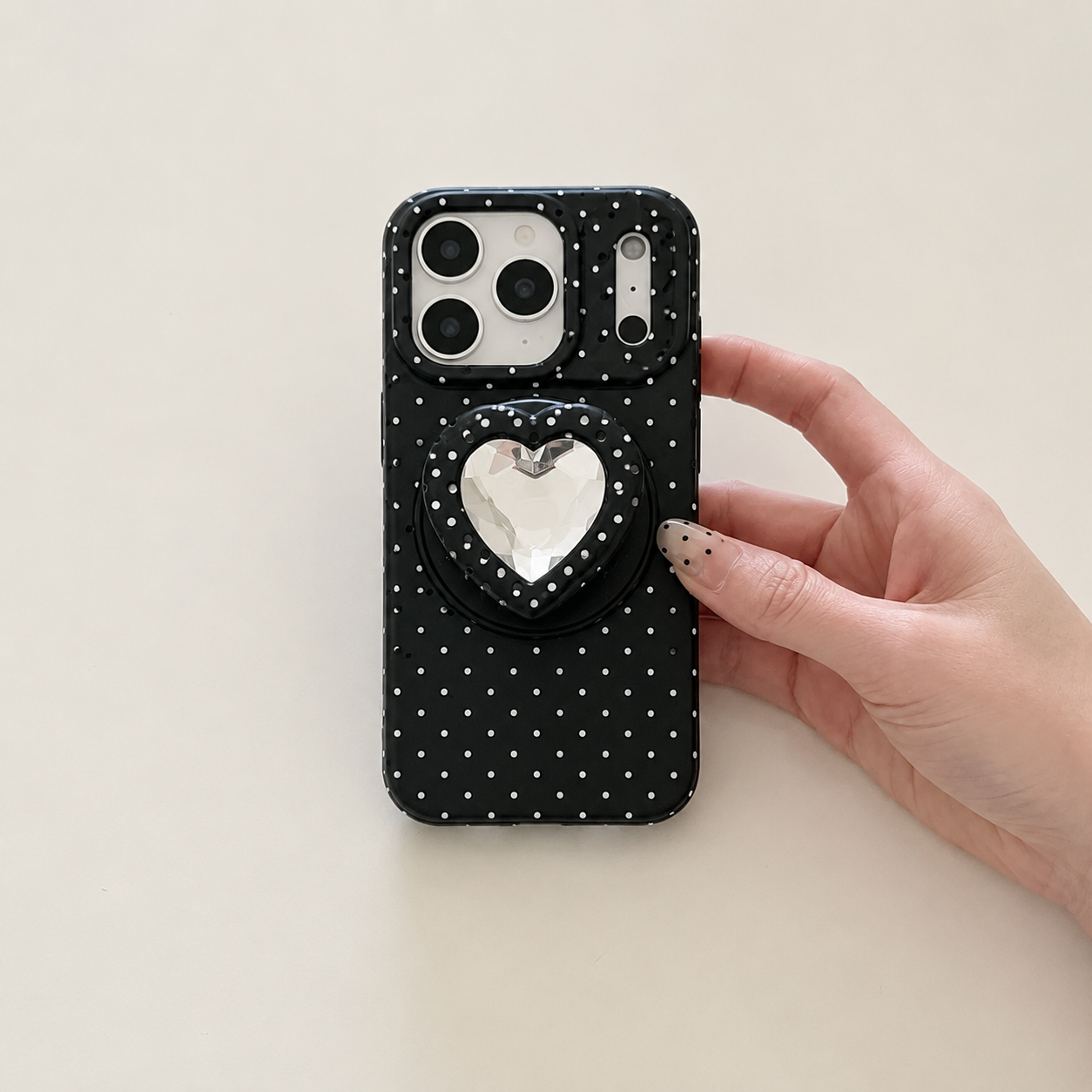 Polka heart case