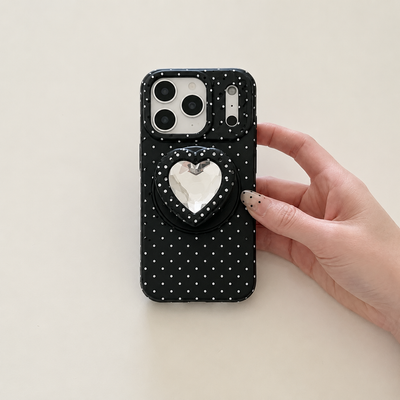 Polka heart case