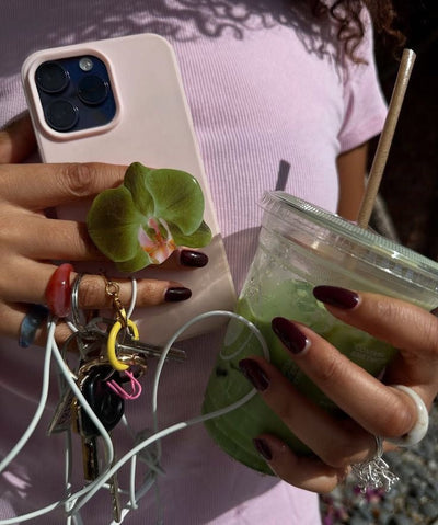 green orchid popsocket