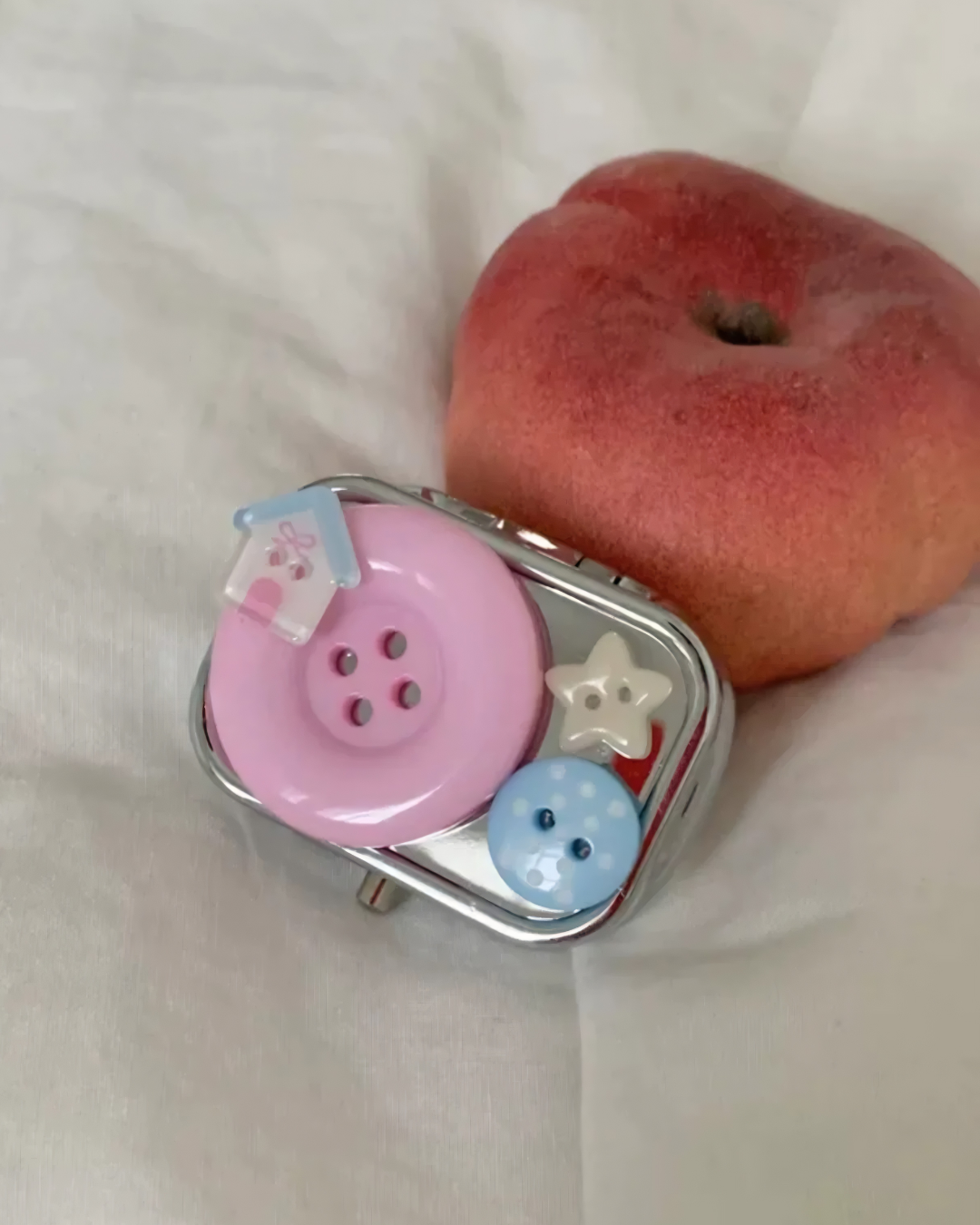 Button box pill case