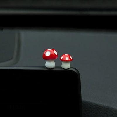 mini mushroom ornament