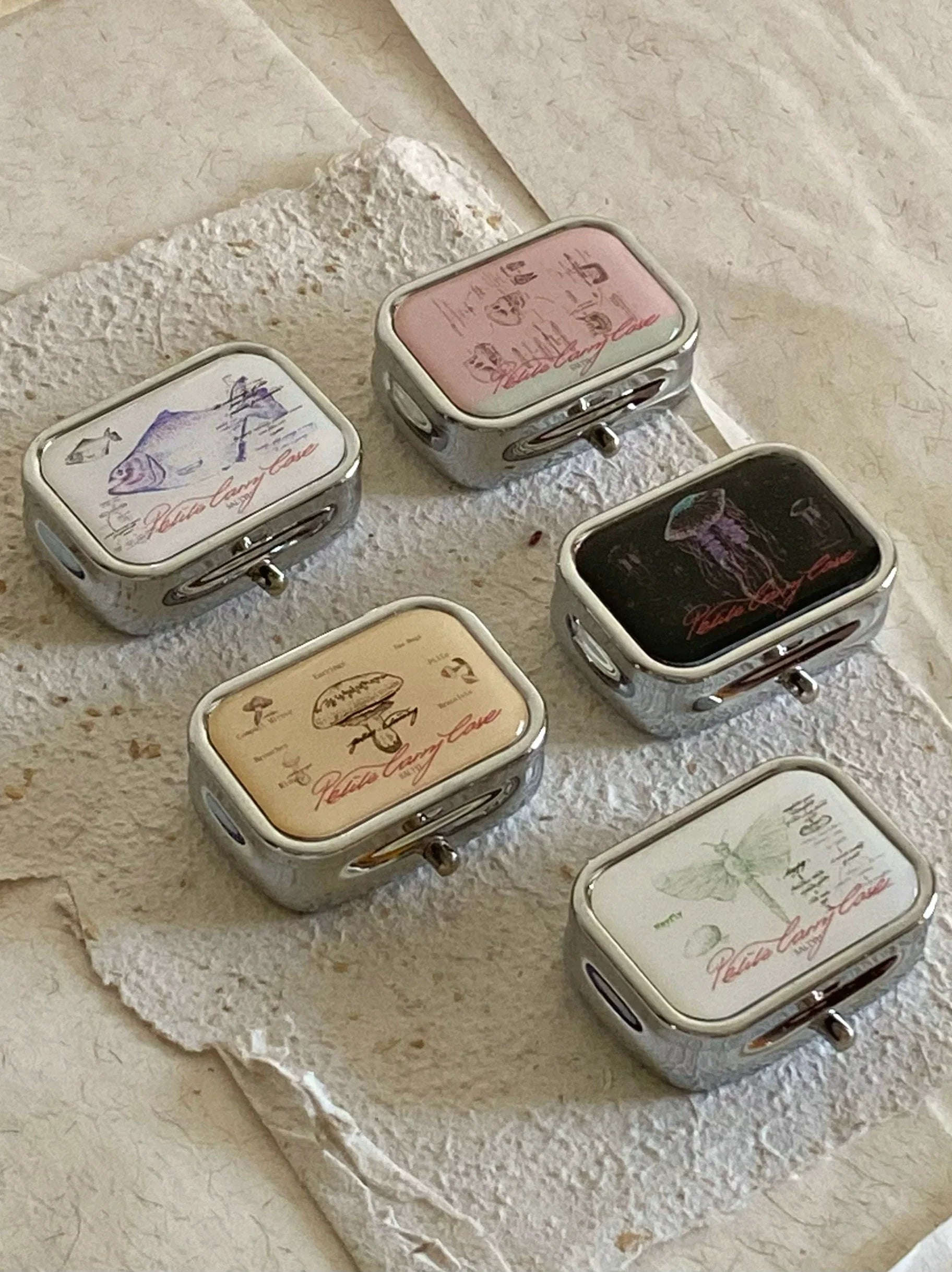 vintage trinket tin box