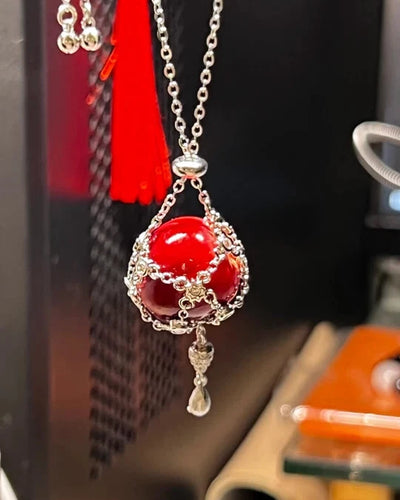forbidden apple necklace 🍎✨
