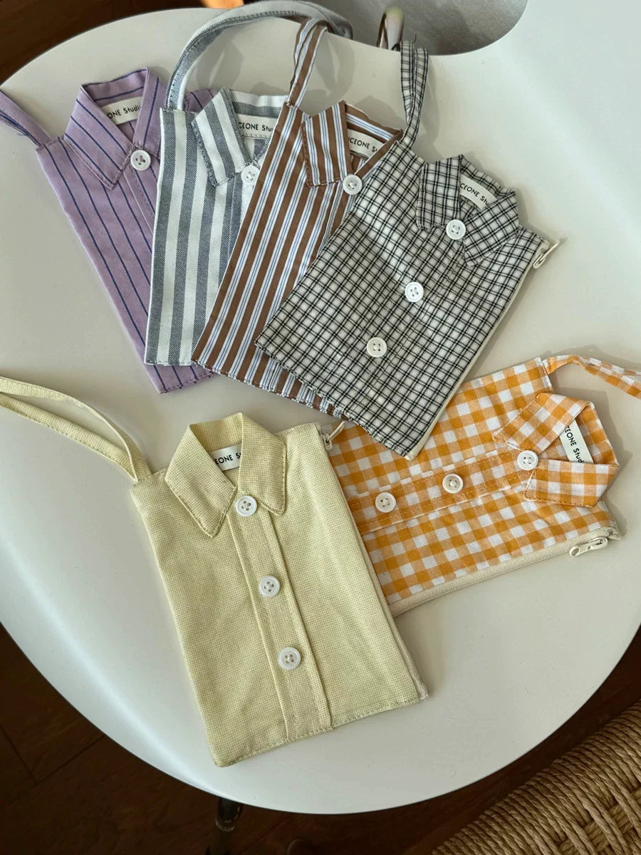 button up shirt pouch bag