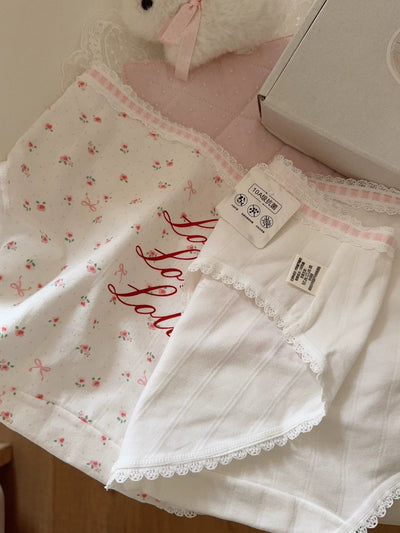lolita floral brief panty