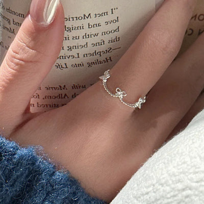 silver crown ring