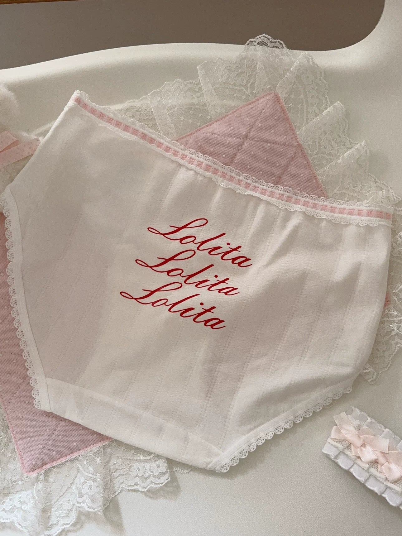 lolita floral brief panty