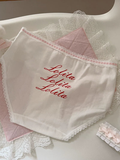 lolita floral brief panty
