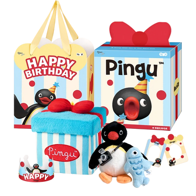 pingu birthday surprise gift box