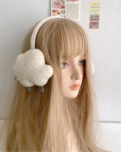 raining clouds earmuffs