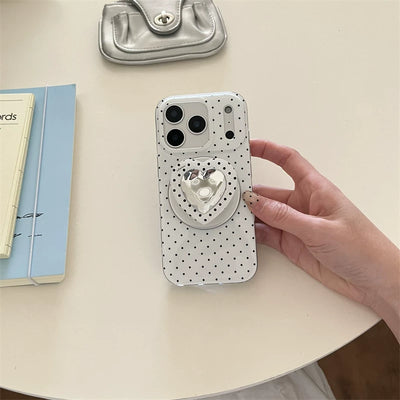 Polka heart case