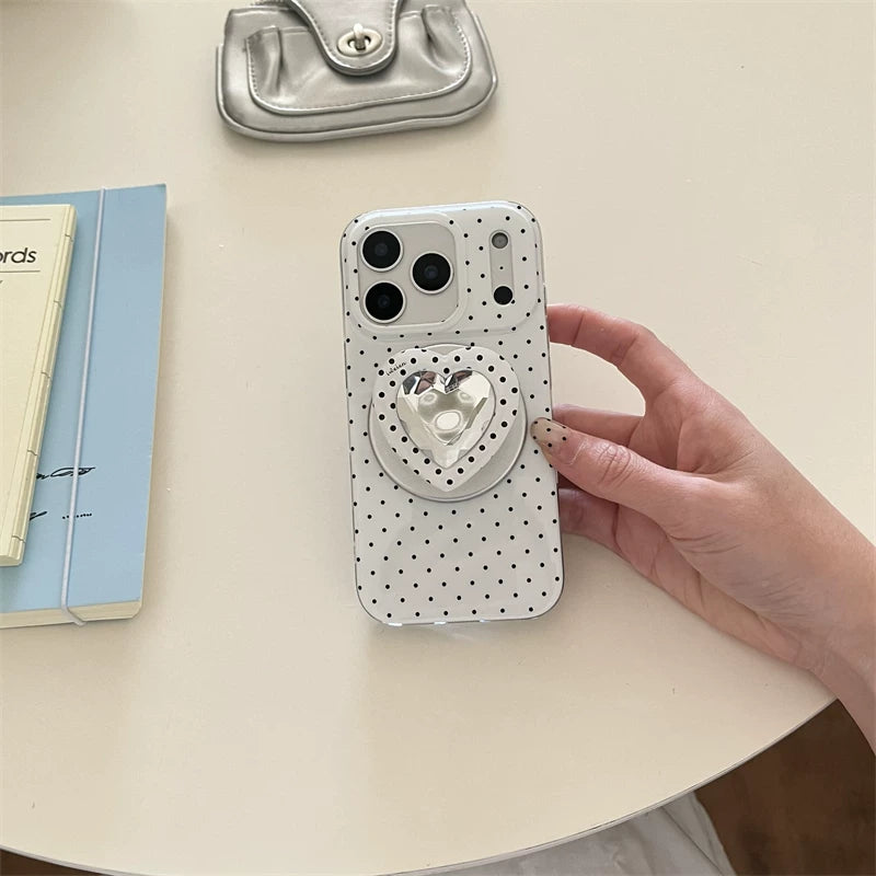 Polka heart case