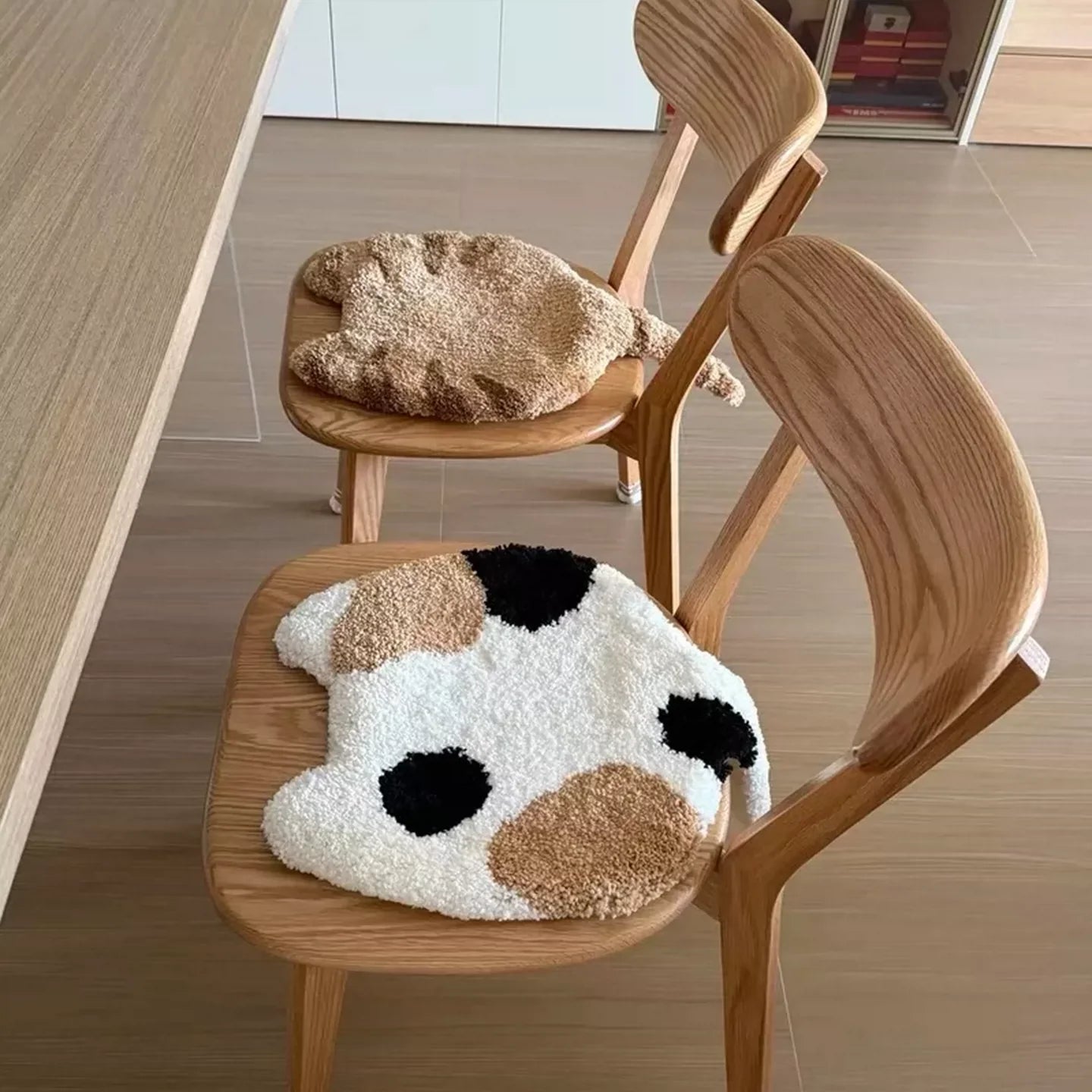 cat shaped chair cushion